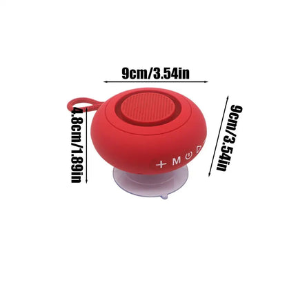Waterproof Speaker Portable Audio Sounder With Subwoofer Stereo Bass Wireless Bathroom Audio Speaker For Kitchen Travel Outdoor