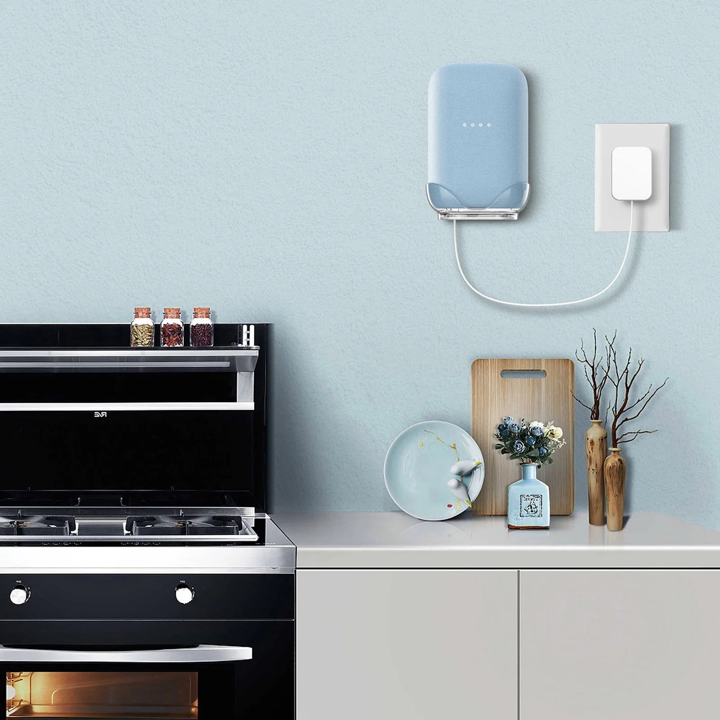 Google Nest Audio Transparent Bracket Stand for Google Nest Audio Home Speaker Nest Audio Mount Holder for Smart Home