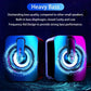 High fidelity stereo computer speaker with microphone USB wired speaker desktop laptop