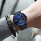 Men's Novelty Watch with Unique Roulette Design and Waterproof Functionality