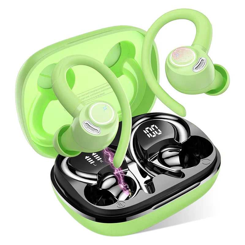 Wireless Sport Earbuds, 48H Battery, Hi-Fi Sound with Deep Bass, IP7 Waterproof for Running/Gym