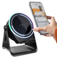 Wireless Induction Speaker W/ BT Speaker Stereo Sound 3 in 1 Bluetooth-compatible Speaker Phone Stand for Home and Outdoors