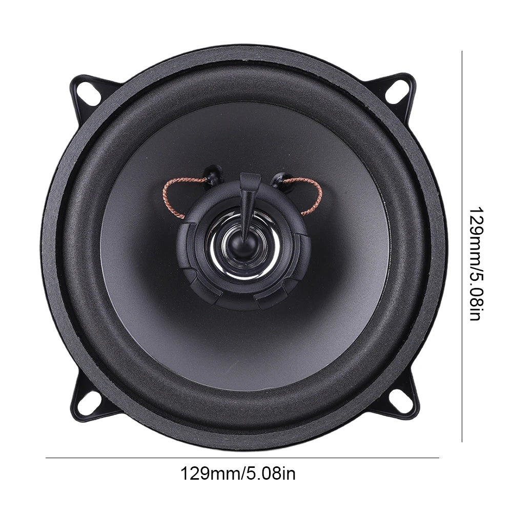 4/5/6 Inch HiFi Coaxial Subwoofer 4 Ohms 2 Way Automobile Audio HiFi Music 300W/400W/500W Vehicle Audio Music Stereo Subwoofer