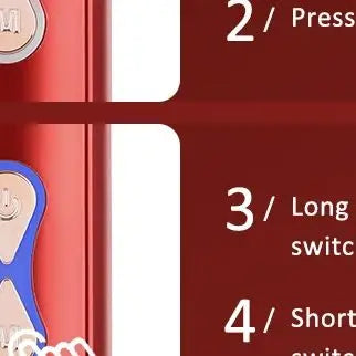 US Stock Electric Scalp Massager Comb Hair Growth Therapy Micro-Current Red & Blue Light Anti-Hair Loss Treatment Oil Applicator