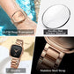 2025 New Women's Quartz Wristwatch 34mm Wine Barrel Rose Gold Black Stopwatch Fashionable Minimalist Style Oval Women's Watches
