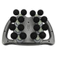 16 Heads Massager 99 Gears Adjustment Rechargeable Massage Device for Back Shoulder Neck Gray