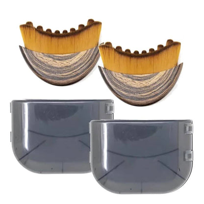 Portable Dry Brushing Face Brush Lymphatic Drainage Massager Neck Brush for Face Chin Sculpting