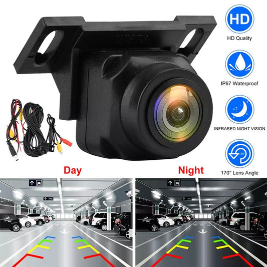 Car Backup Camera Rear View Camera 1080P AHD Wide Angle Adjustable Vehicle Small Reversing Camera Night Vision Reverse Camera