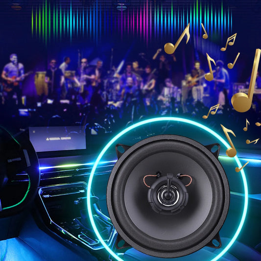 4/5/6 Inch HiFi Coaxial Subwoofer 4 Ohms 2 Way Automobile Audio HiFi Music 300W/400W/500W Vehicle Audio Music Stereo Subwoofer