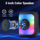 Bluetooth Speaker TWS Wireless Powerful Box Portable Outdoor Speakers 3 inche Subwoofer Rechargeable LED Light  Party Speaker