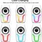 Computer Speakers, 2.0 USB Powered PC Speakers Stereo Volume Control, 6 RGB LED Backlit Effect, Wired Mini Portable Speakers