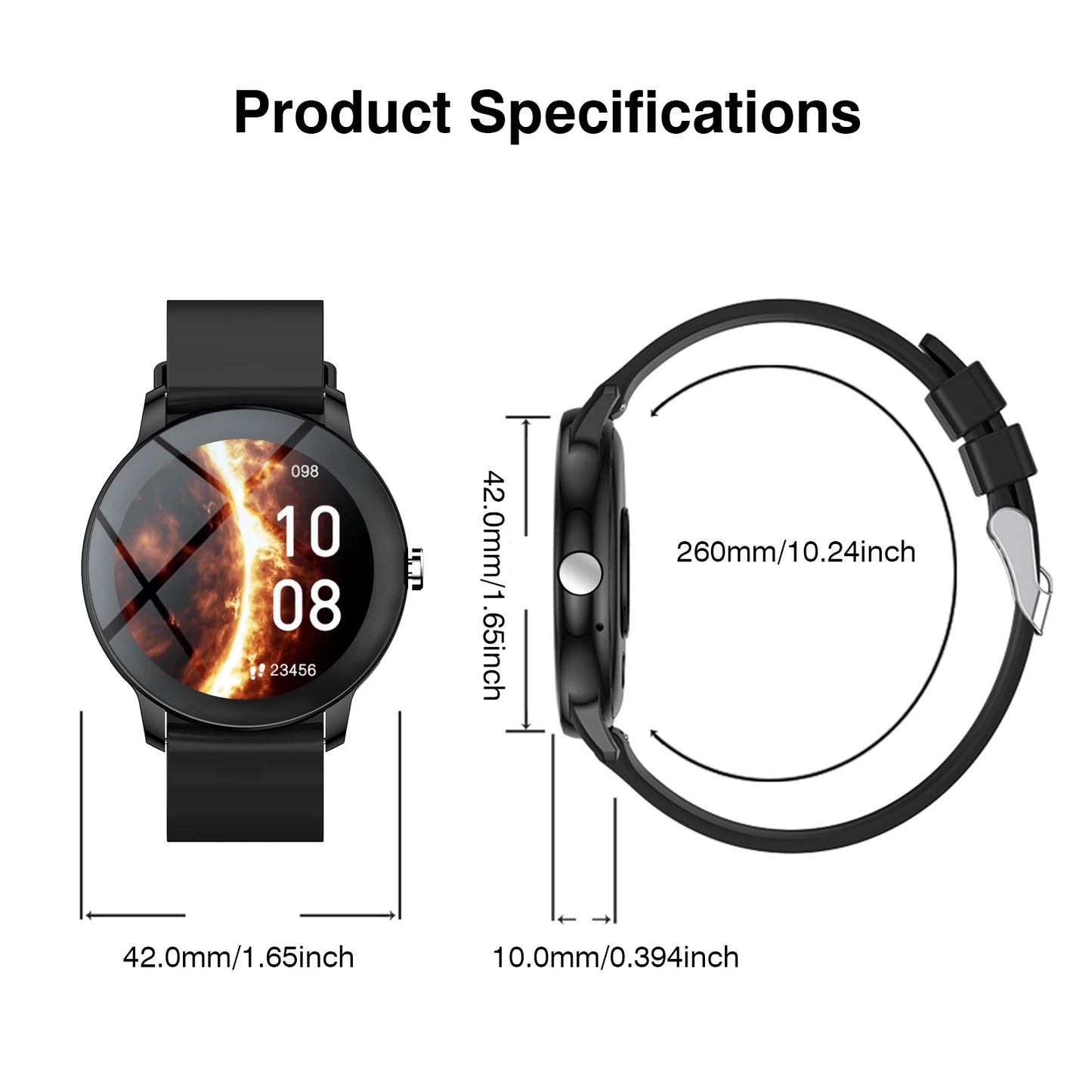 2025 Sports Smart Watch - Make Call Receive Message, Pedometer & Activity Monitoring
