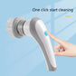 Handheld Scrubber Brush 360 Degree Rotation Electric Brush Cleaner 3 Replaceable Brush Heads Bathroom Kitchen Cleaner