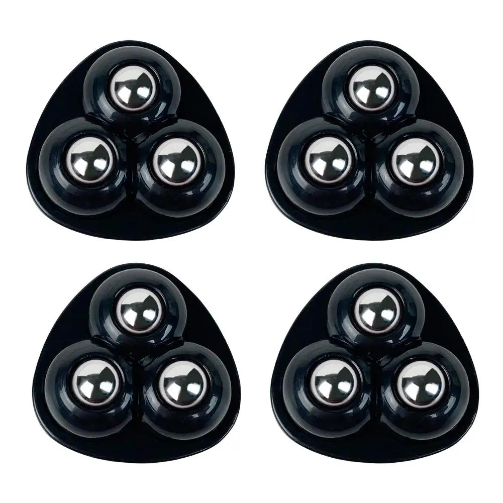 Self Adhesive Swivel Caster Wheels 360 Degree Free Rotation Small Wheels No Noise for Trash Can Bottom Kitchen Small Appliances