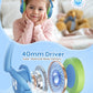 Awatrue Kids Bluetooth 5.4 Headphones 85dB Safe Volume Wireless Over-Ear Toddler Headphones for IPad/YOTO Player/Tablet/School