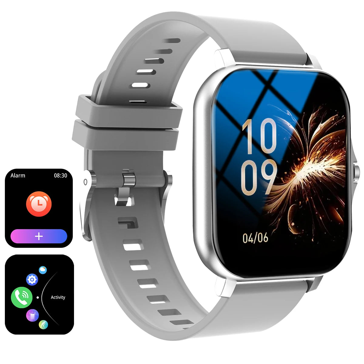 Smart watch, call, message reminder, compatible with iPhone/android mobile phone, smart sports watch suitable for men and women