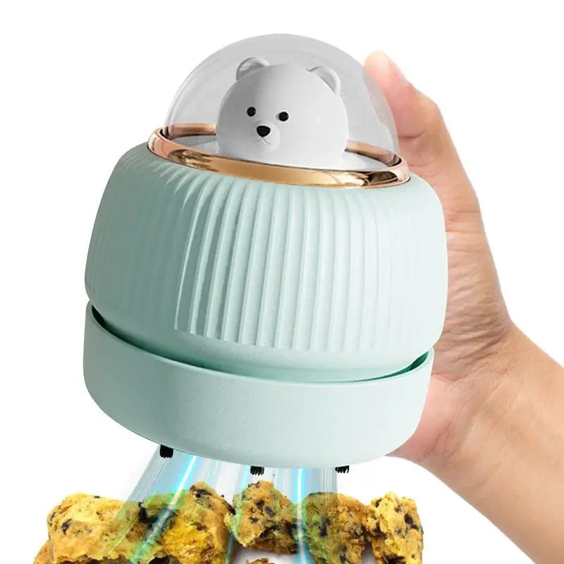 Car Interior Mini Handheld Vacuum Car Vacuum Cleaner Mini Desk Dust Sweeper Cordless 360 Degree Ascending Wind Direction Design