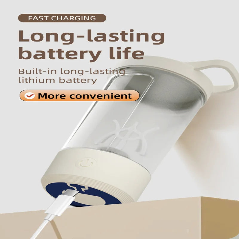 USB-Powered Meat Grinder with 5000mAh Li-ion Battery Auto-Mixing Kitchen Home Appliance