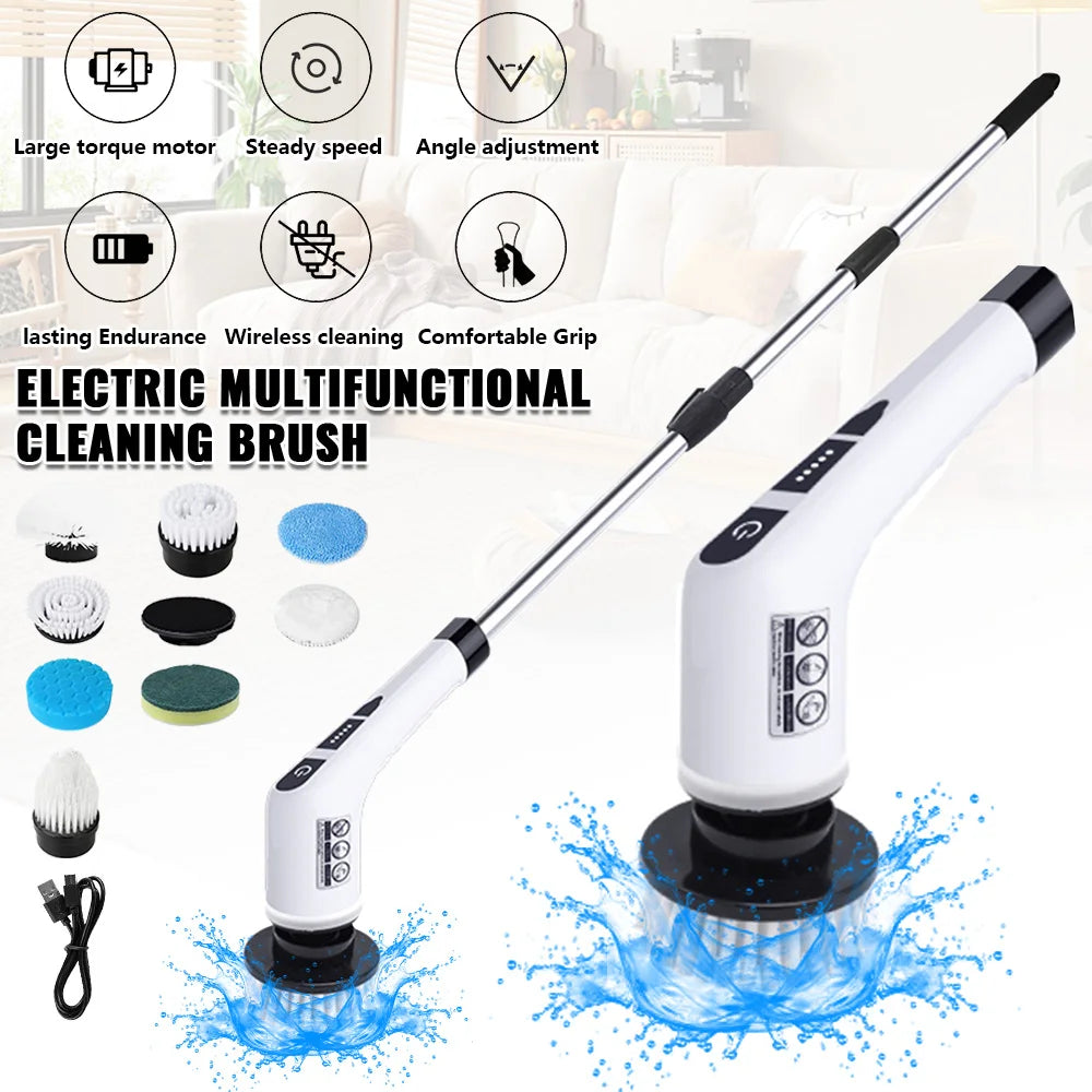 Electric Window Cleaner Vacuum Smart Home Appliance Clean Glass Windows Washer Window Washing Electric Floor Mops Cleaning Brush
