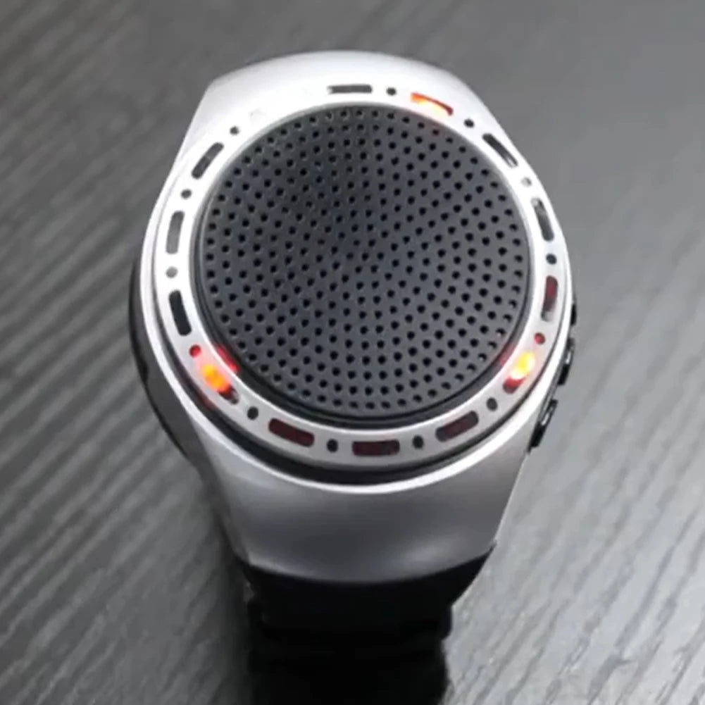 Portable Wrist Watch Speaker 500mAh Bluetooth-compatible Sports Music FM Radio USB Rechargeable Music FM Radio Box